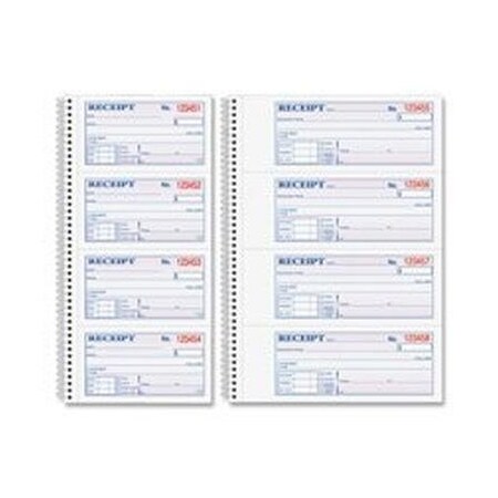 Tops Products BOOK, RECEIPT, 2PT, TAPEBOUND DC2501